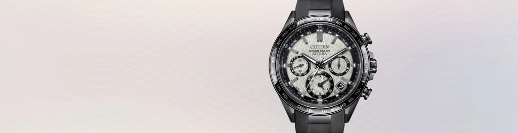 Satellite Wave GWP image featuring Attesa watch model CC4055-14H